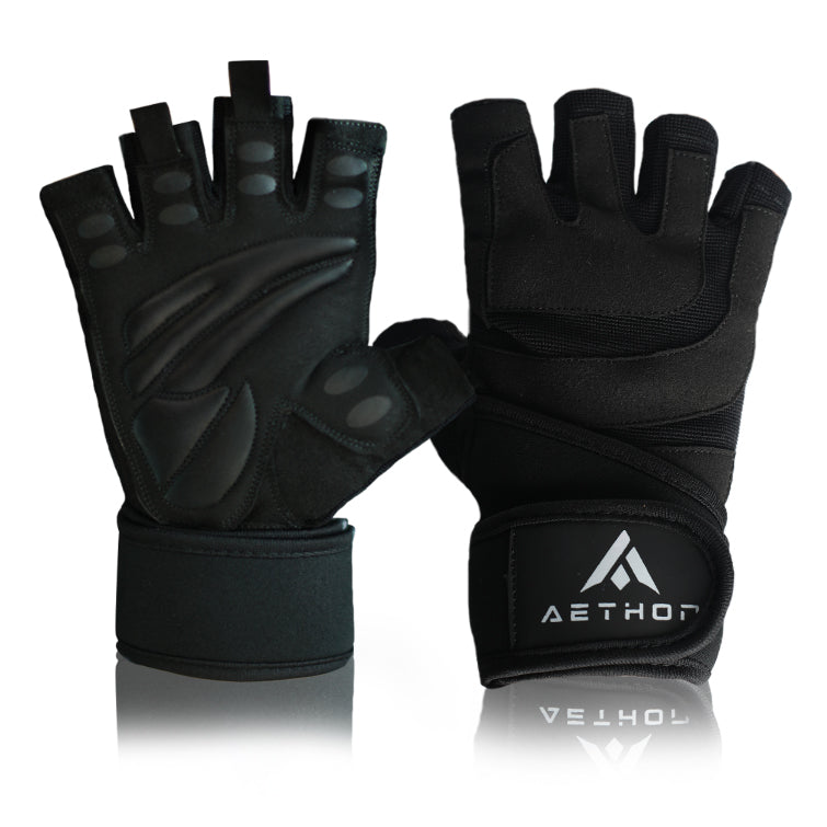 Gym Gloves with Wrist Support (1 Pair)