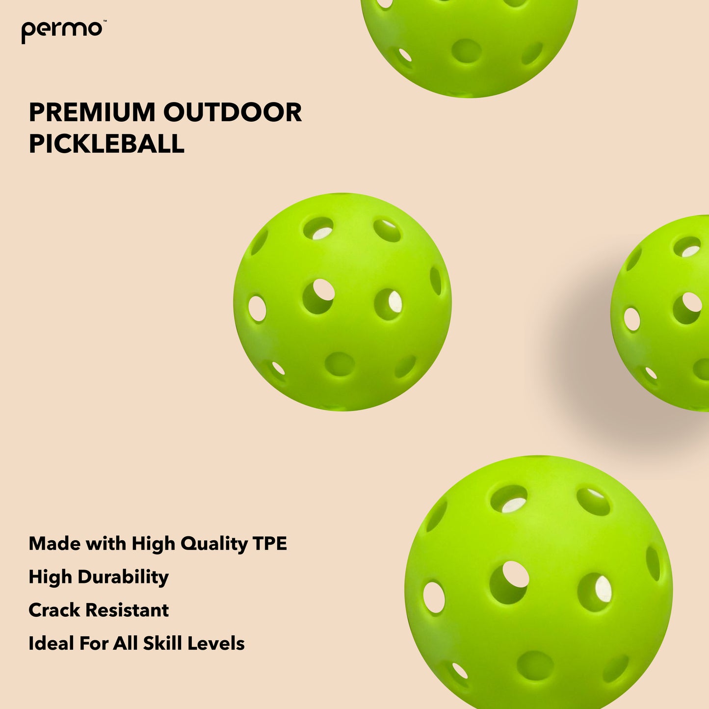 Pro 40 Outdoor Pickleball Ball