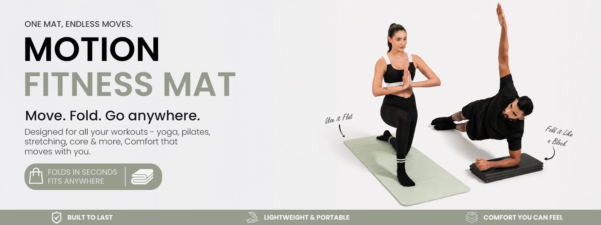 Motion Fitness Mat banner