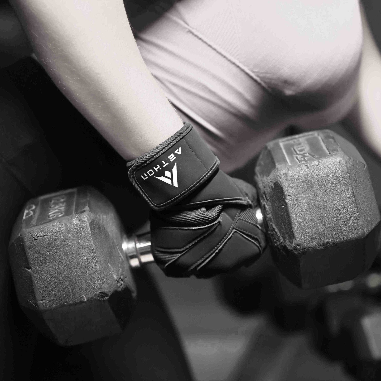 Gym Gloves with 19" Wrist Support