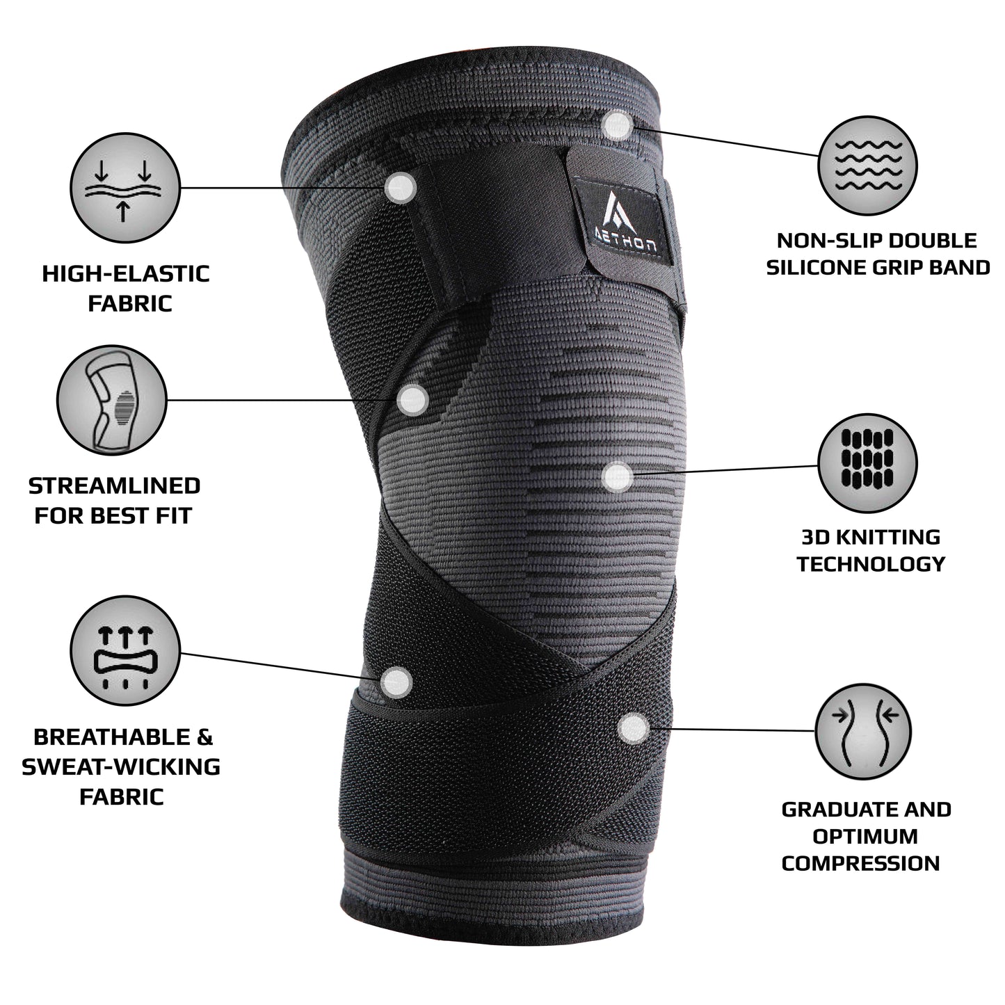Knee Brace with Twin Straps