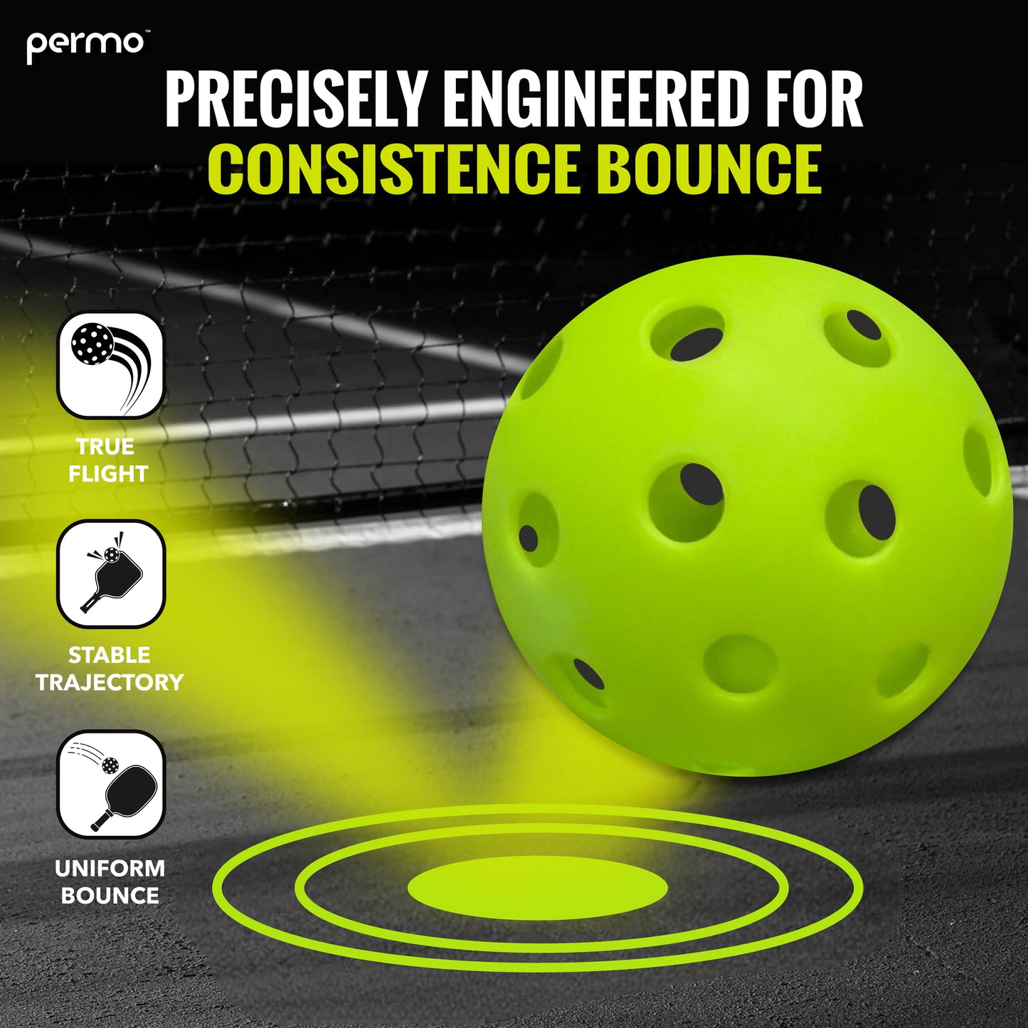 Pro 26 Indoor Pickleball Ball