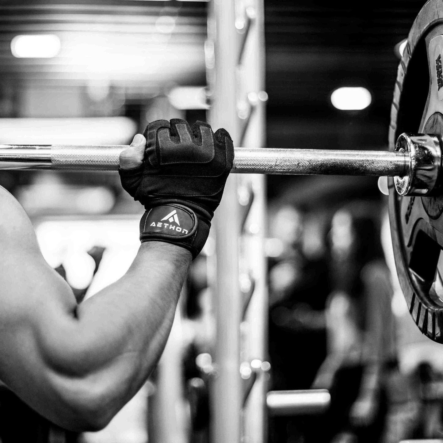 Gym Gloves with 19" Wrist Support