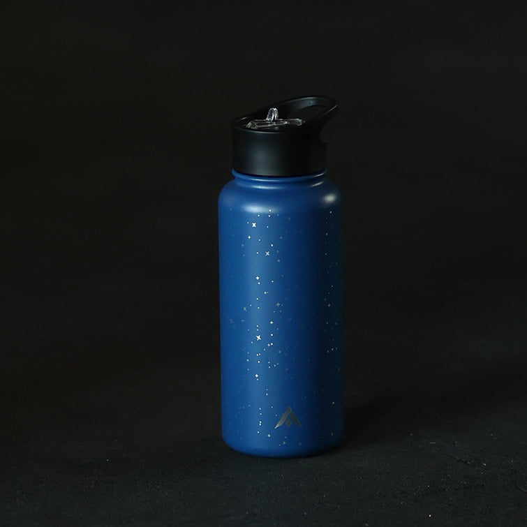 Stainless Steel Sipper Bottle - 1L Blue