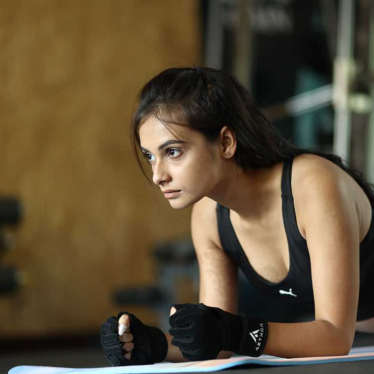 Gym Gloves with Wrist Support (1 Pair)
